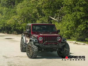 Jeep Gladiator Custom Wheels - HF-3 by Vossen - Satin Bronze